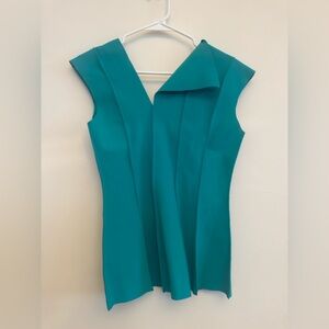 M2057 Maria Pinto teal/turquoise Blouse Small